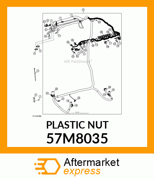 DEUTSCH SZ 24 SHELL PANEL NUT 57M8035