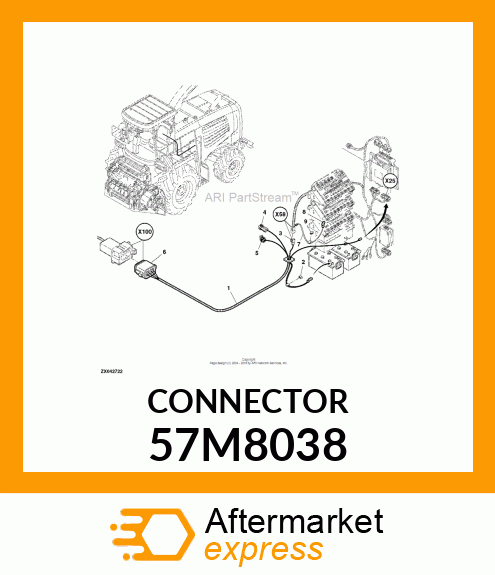 CONN DEUTSCH DT 8W MS GRY PLSTC 57M8038