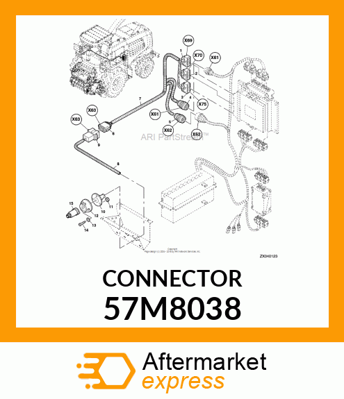 CONN DEUTSCH DT 8W MS GRY PLSTC 57M8038