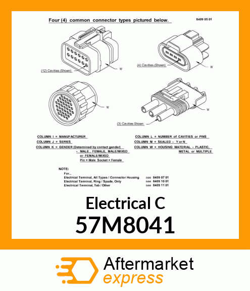 CONN DEUTSCH HD30 31W MS SILVR ALUM 57M8041