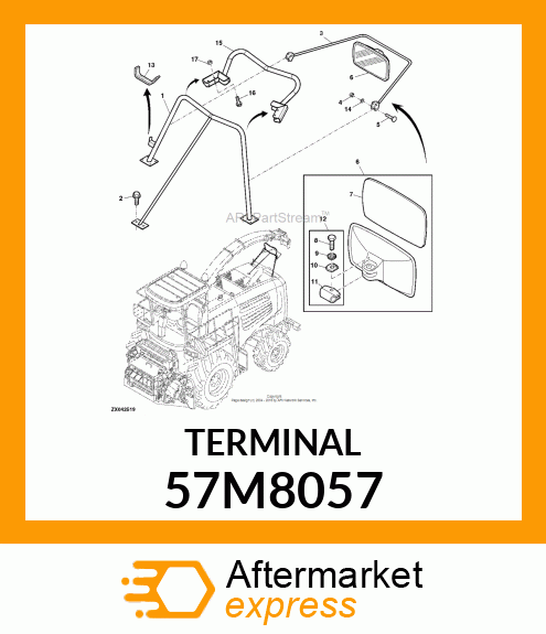 MTA TERMINAL FOR FUSE HOLDER 4.8 57M8057