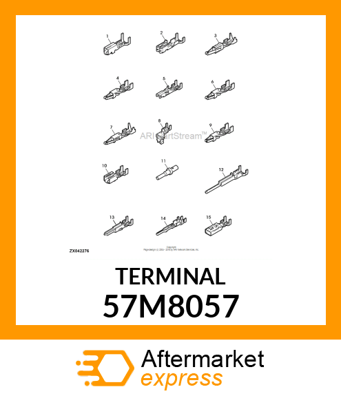 MTA TERMINAL FOR FUSE HOLDER 4.8 57M8057