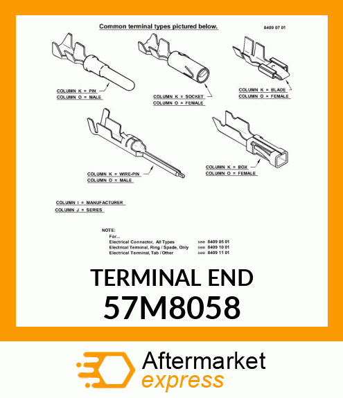 MTA TERMINAL FOR FUSE HOLDER 4.8 57M8058