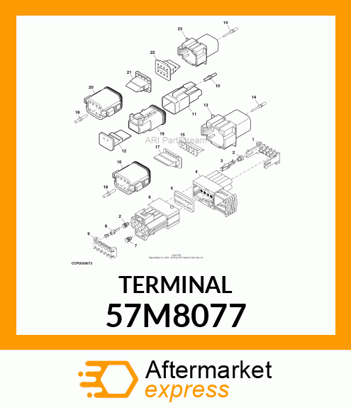 AMP JPT TAB TERMINAL MOM 2.8 57M8077