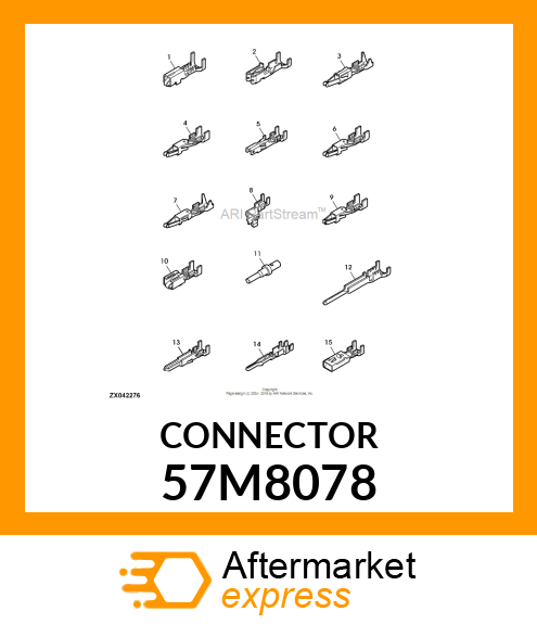 AMP JPT RECEPTACLE NOM 2.8 57M8078