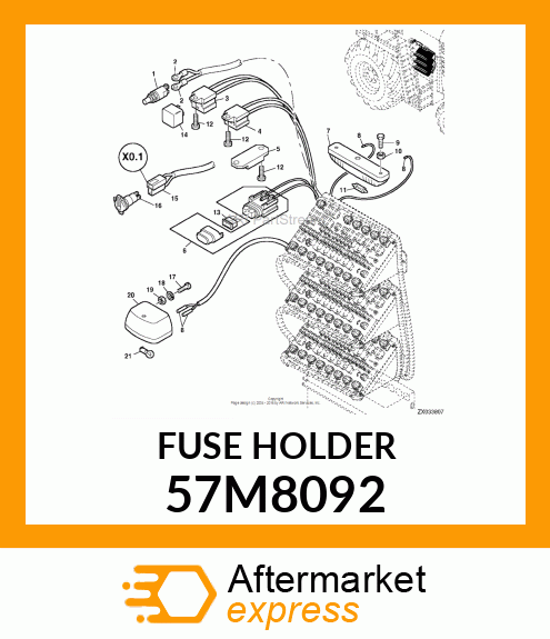 FUSE HOLDER 57M8092