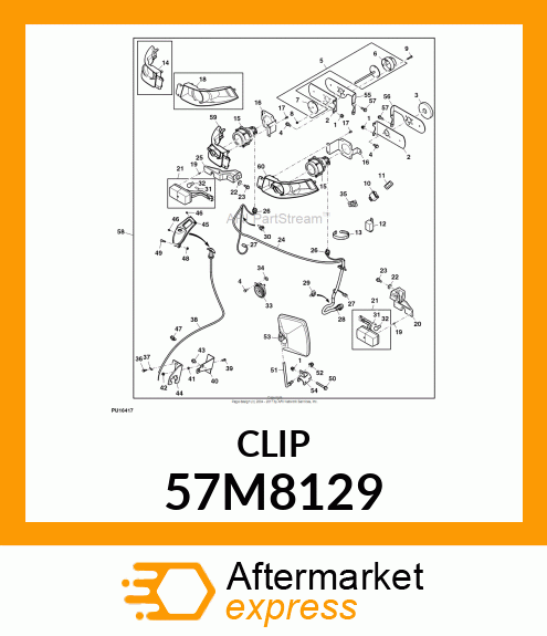 PACKARD MP280 2 WAY LOCKING COLLAR 57M8129