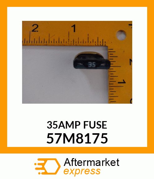 FUSE, 35AMP, SAE J1284 BLADE FUSE 57M8175