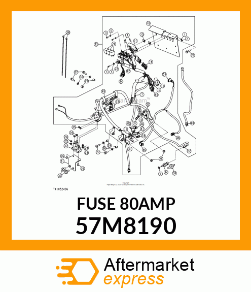 MTA MAXIVAL BLADE FUSE 80A 57M8190