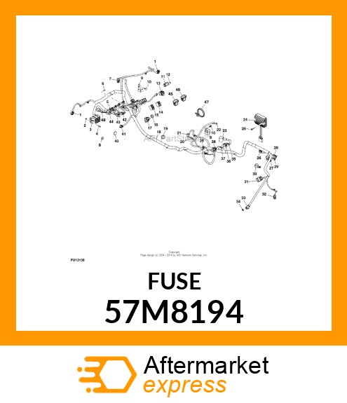 10A 58V BLADE FUSE 57M8194