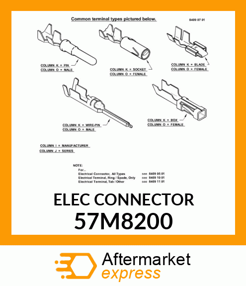 AMP MCP RECEPTACLE NOM 9.5 57M8200