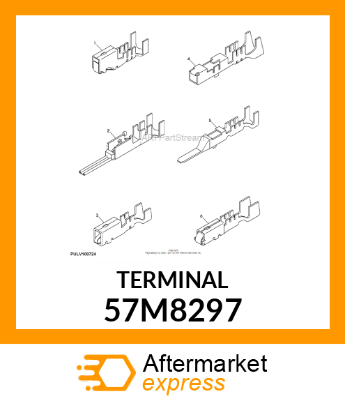 DELPHI MP280TANGLS FEMALE CONTACT 57M8297