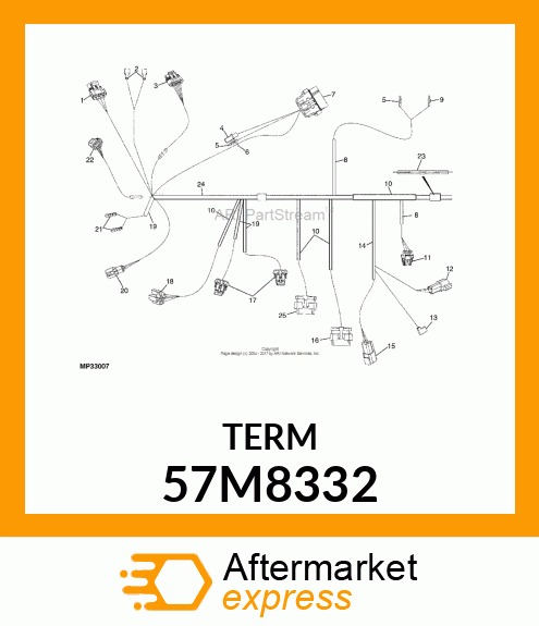 DELPHI MICRO PACK FEMALE CONTACT 57M8332