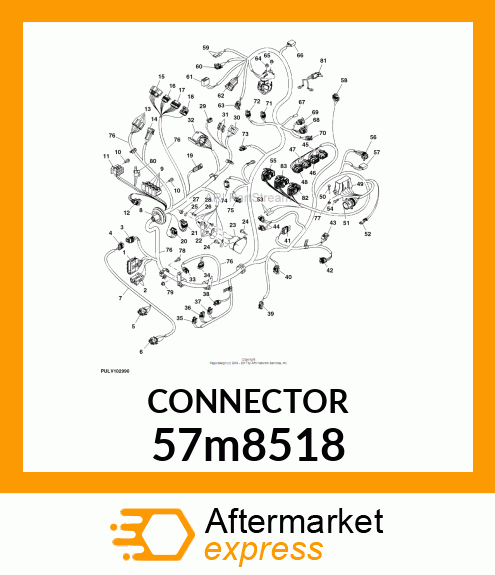 CONN MOLEX CMC 32W FS BLK POLYSTR 57m8518