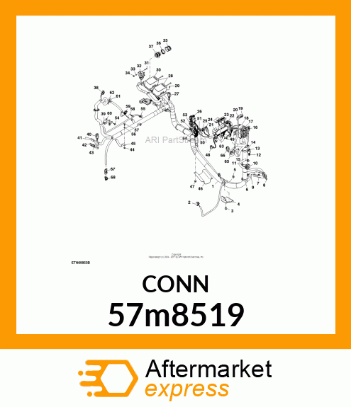 CONN MOLEX CMC 32W FS BLK POLYSTR 57m8519