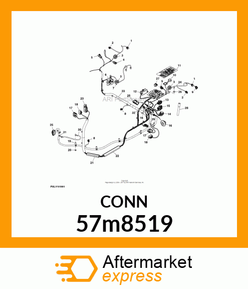 CONN MOLEX CMC 32W FS BLK POLYSTR 57m8519