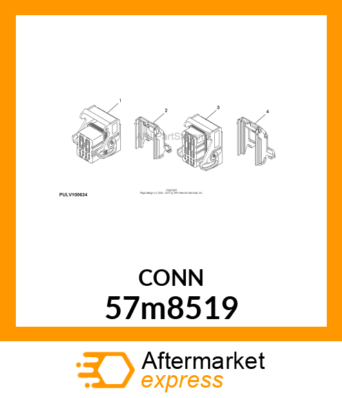 CONN MOLEX CMC 32W FS BLK POLYSTR 57m8519