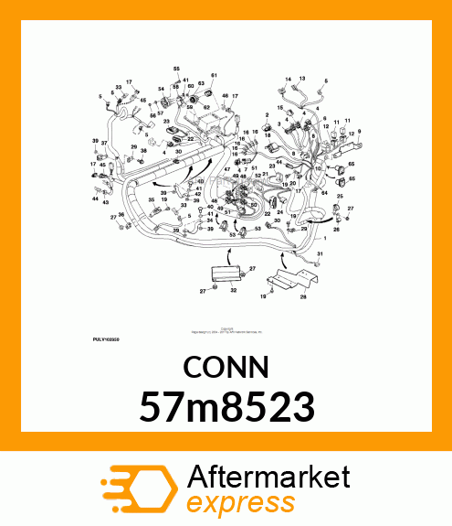 CONN MOLEX CMC 32W FS BLUE POLYSTR 57m8523