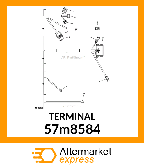 TYCO 18 GA FEM. TIMER CONTACT 57m8584