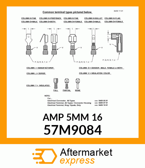 AMP 5MM 16 57M9084