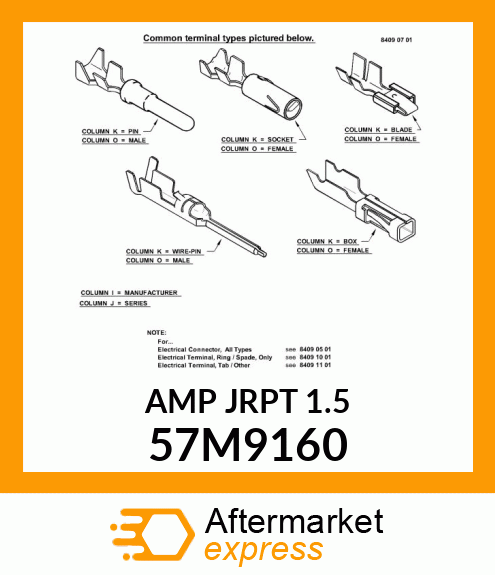 AMP JRPT 1.5 57M9160