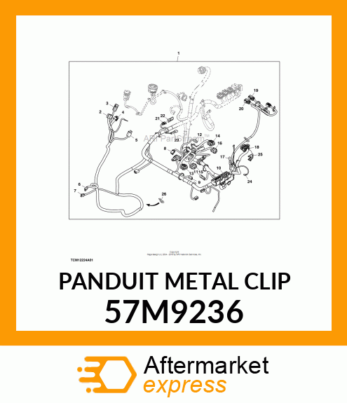 PANDUIT METAL CLIP 57M9236