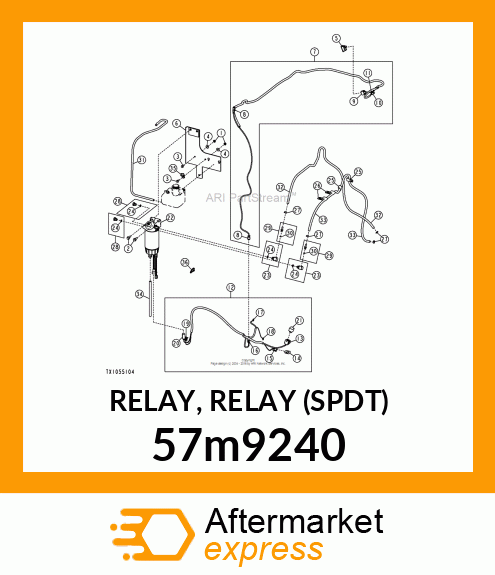 RELAY, RELAY (SPDT) 57m9240