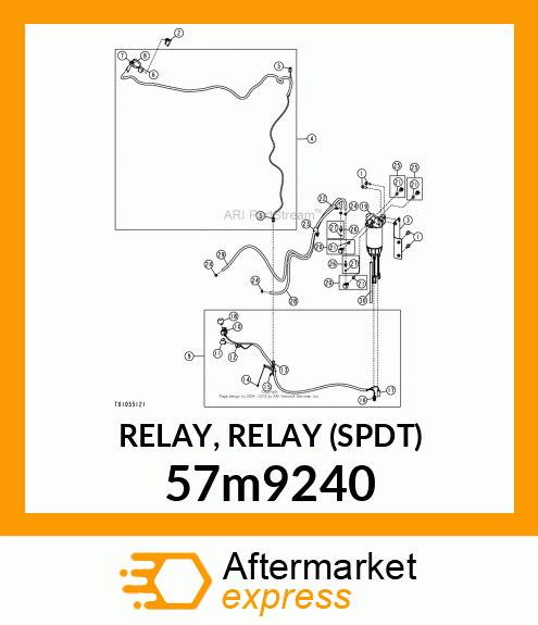 RELAY, RELAY (SPDT) 57m9240