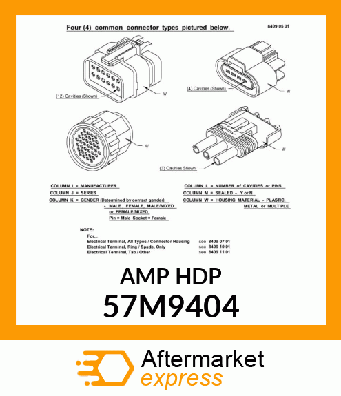 AMP HDP 57M9404