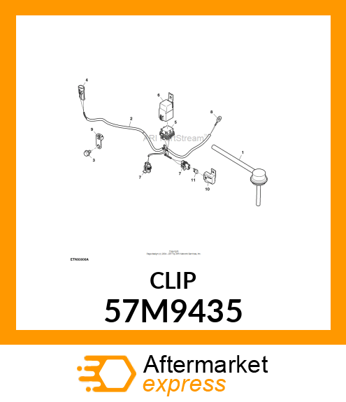 DELPHI SIZE 6 CONDUIT CLAMP 57M9435