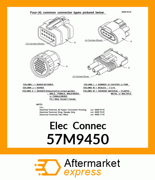 DEUTSCH 12 PIN RCPT B 57M9450