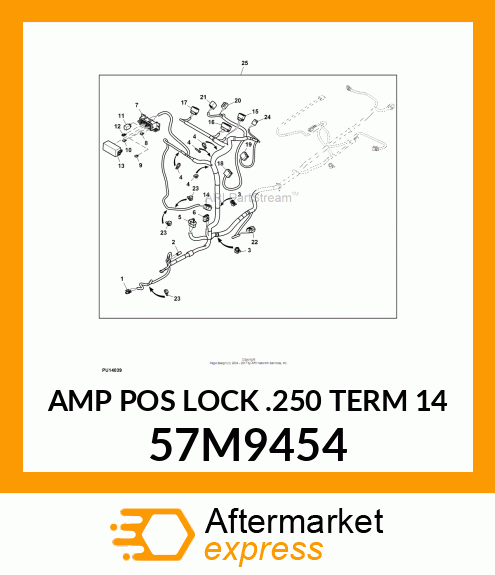 AMP POS LOCK .250 TERM 14 57M9454