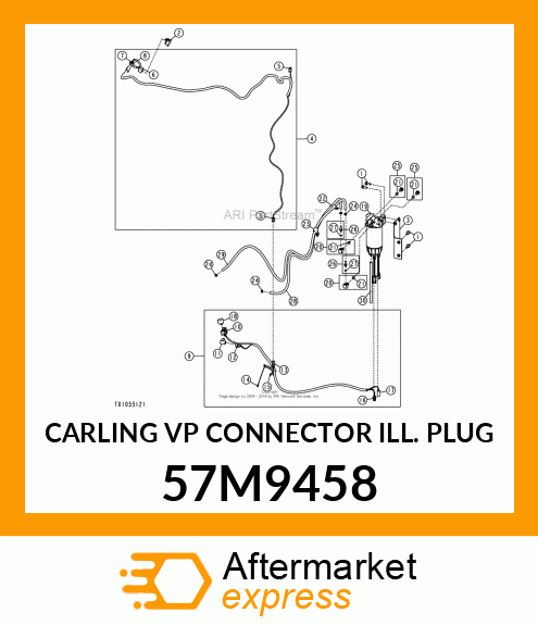 CARLING VP CONNECTOR ILL. PLUG 57M9458