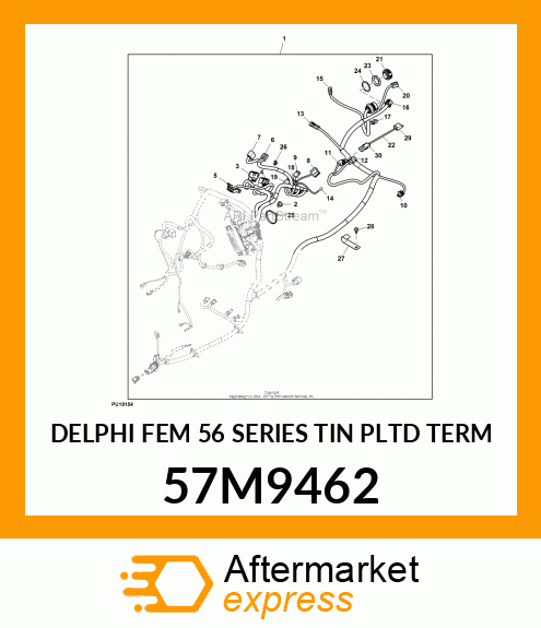 DELPHI FEM 56 SERIES TIN PLTD TERM 57M9462