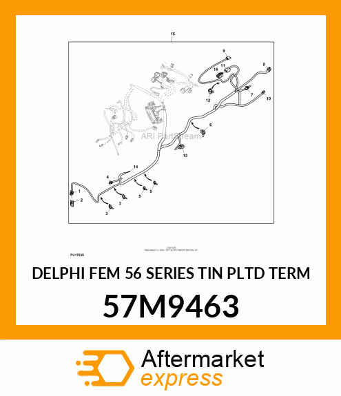 DELPHI FEM 56 SERIES TIN PLTD TERM 57M9463