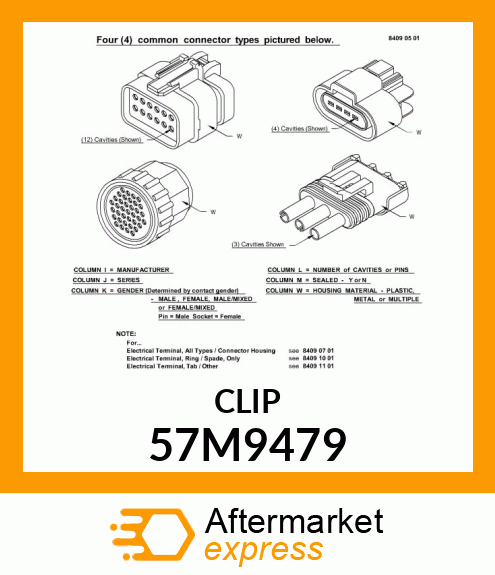 DELPHI MAXIFUSE FEM UNSLD SEC LOCK 57M9479