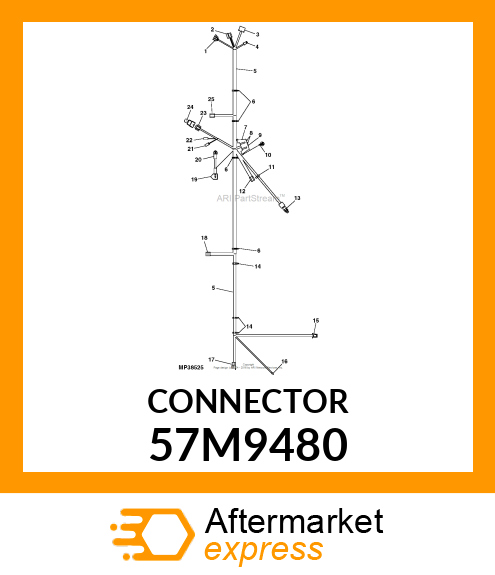 AMP SEALED SENSOR CONN 4WAY 2X2 57M9480