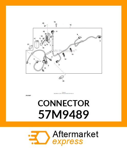 AMP FASTON TAB 6.35MM MALE 18 57M9489