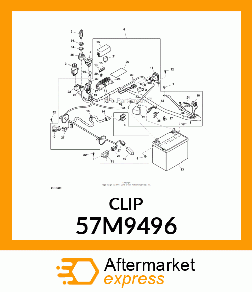 DELPHI LMPSKT WDG FEM UNPLT 20 57M9496