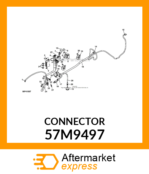 HELLA 5WAY SOCKET CIRCUIT BOARD 57M9497