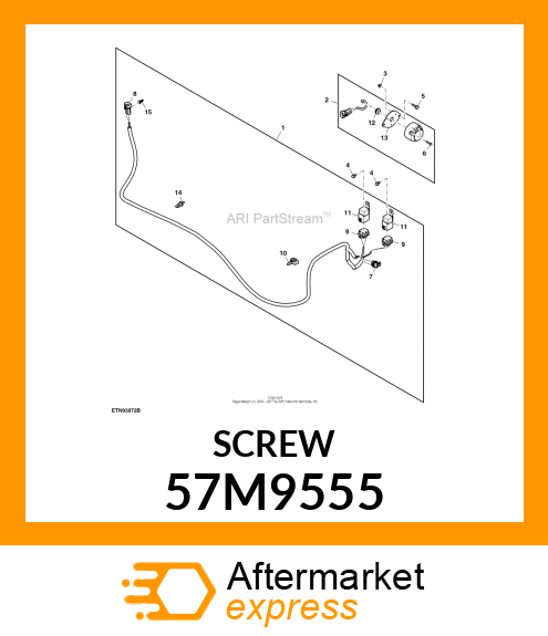 DELPHI 6.55 HOLE ATCHMNTCLIP UNPLTD 57M9555