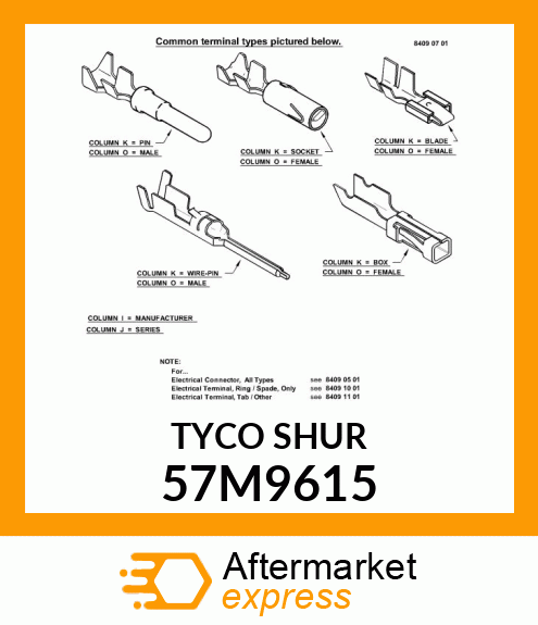 TYCO SHUR 57M9615