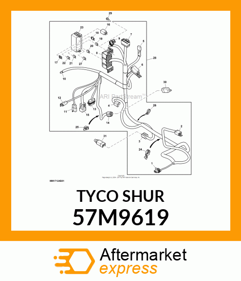 TYCO SHUR 57M9619
