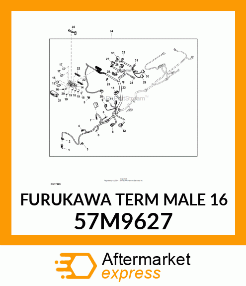 FURUKAWA TERM MALE 16 57M9627
