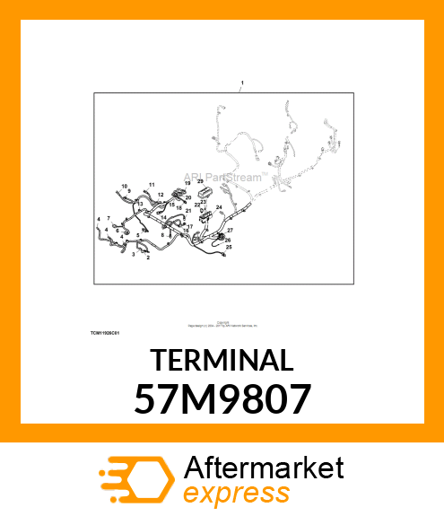 TYCO AMPSEAL16 RCPT 18 57M9807