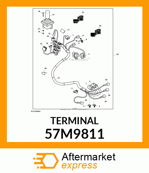 TYCO AMPSEAL16 PIN 18 57M9811