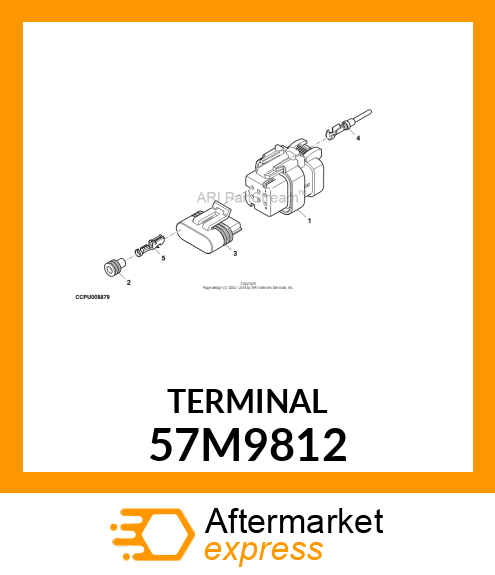 TYCO AMPSEAL16 PIN 20 57M9812