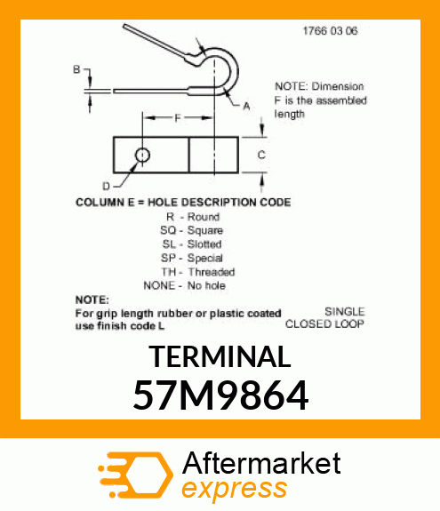 FST ACCESSORY CLAMP STEEL 57M9864