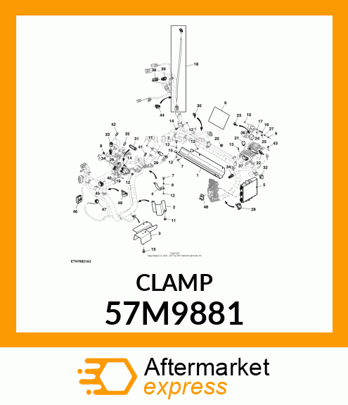 DELPHI CONDUIT CLAMP 57M9881