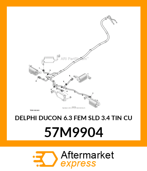 DELPHI DUCON 6.3 FEM SLD 3.4 TIN CU 57M9904